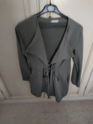 Parka donna taglia unica verde oliva