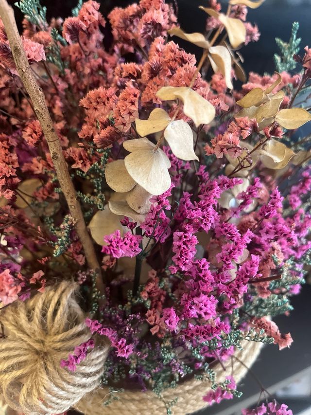 Pianta decorativa essiccata, non muore mai