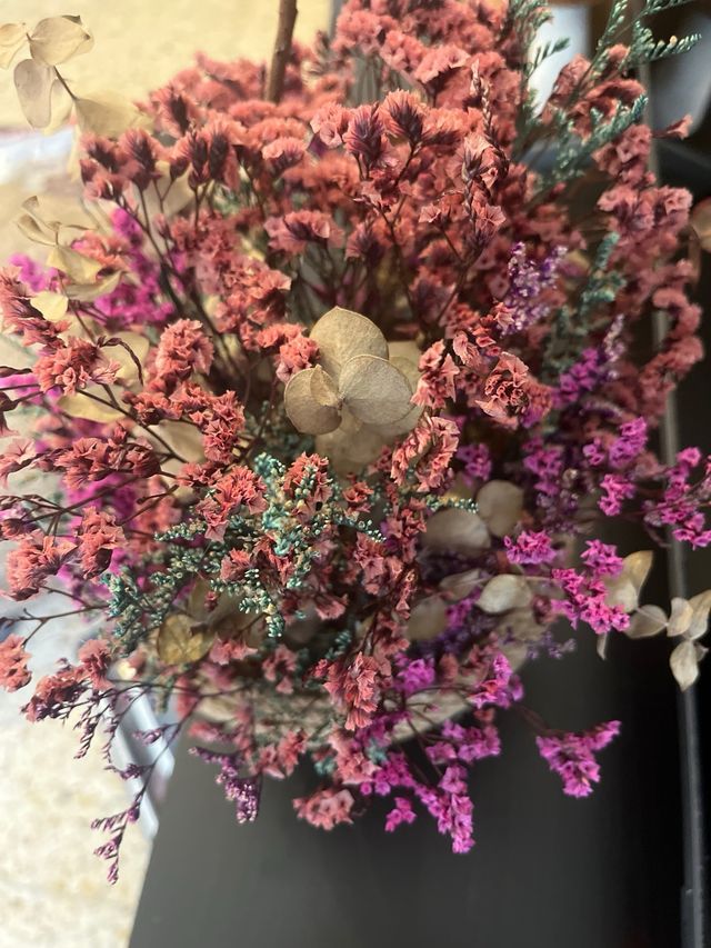 Pianta decorativa essiccata, non muore mai