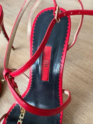Sandalias Rojas Tacon 10cm