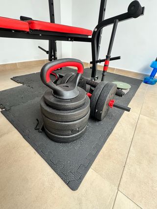 ISE Banco Musculación Multifuncional Inclinable