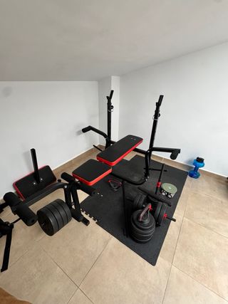 ISE Banco Musculación Multifuncional Inclinable