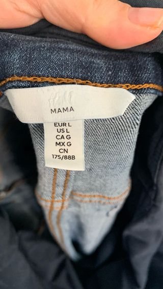 4 Pantaloni + felpa premaman taglia L