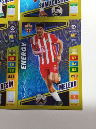Lote 12 cromos energys Adrenalyn XL 22-23
