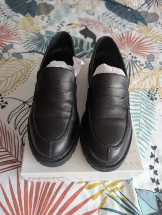 Zapato mocasín Geox Mujer Talla 40 Negros