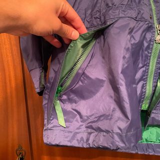 K-Way Impermeable Azul y Verde