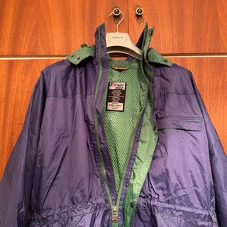 K-Way Impermeable Azul y Verde
