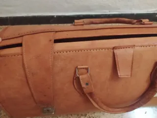 Bolso de viaje cuero vintage