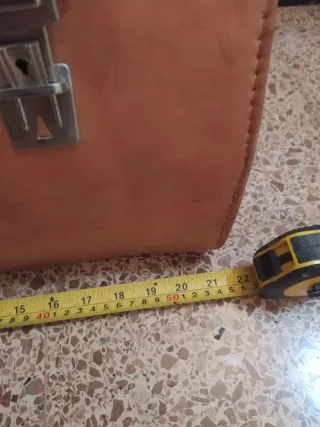 Bolso de viaje cuero vintage