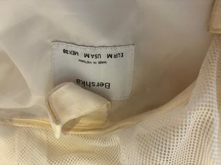 Chaqueta Bershka Blanca Hombre Talla M, ideal.