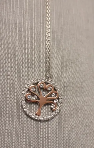 Collana Albero della Vita con zirconi