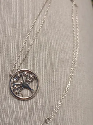 Collana Albero della Vita con zirconi