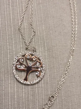 Collana Albero della Vita con zirconi
