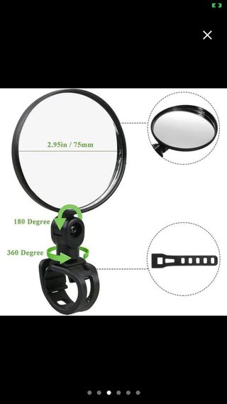 Espejo retrovisor bici/patinete