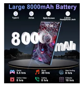 Tablet Android 14 10,1" 22GB +128GB *PRECINTADA*