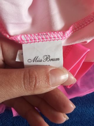Gonna bambina rosa tulle Miss Brum
