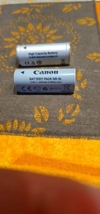 Batteria Canon NB-9L
1 Originale+ 1 non originale