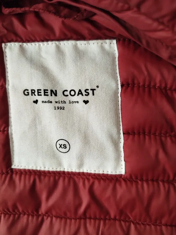 Chaqueta acolchada roja T/XS