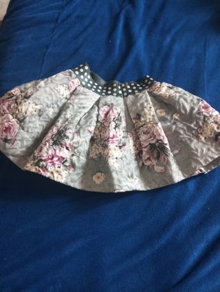 Gonna bambina a fiori