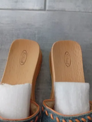 Ciabatte Dr. Scholl's legno denim