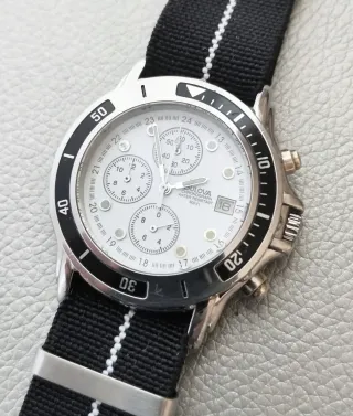 Reloj vintage Bulova Cronograph 500ft