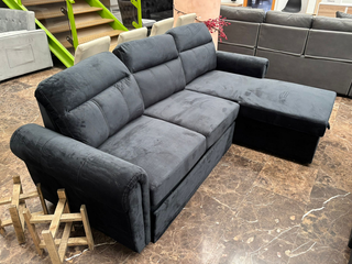 DIVANO LETTO IN OFFERTA. DISPONIBILE IN GRIGIO E NERO
