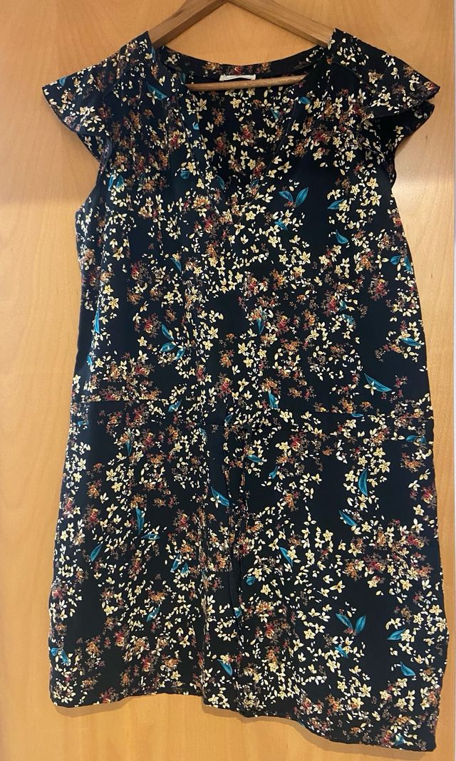 Vestido estampado floral mujer