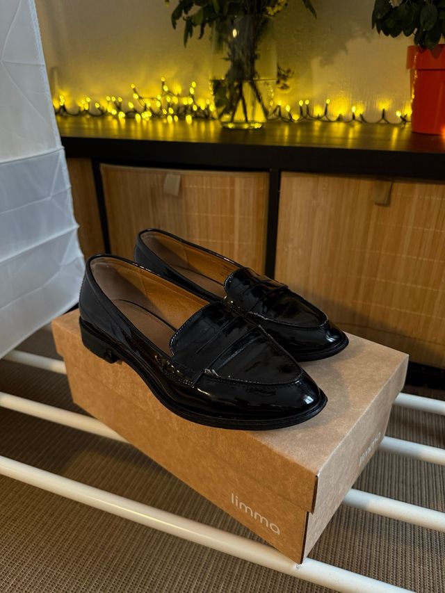 Mocasines negros ASOS Talla 38.5