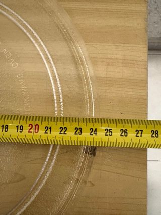 Plato giratorio para microondas 24 cm