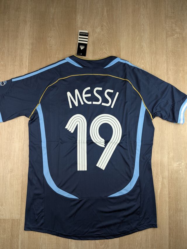 Camiseta Argentina Messi 19 Mundial Alemania 2006