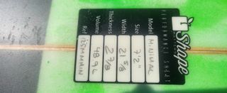 Tabla de surf Shape Matters 7'2