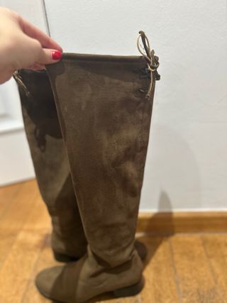 Botas altas de ante