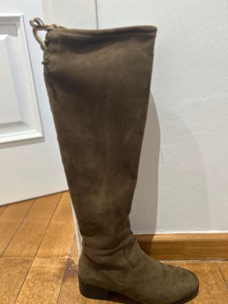 Botas altas de ante