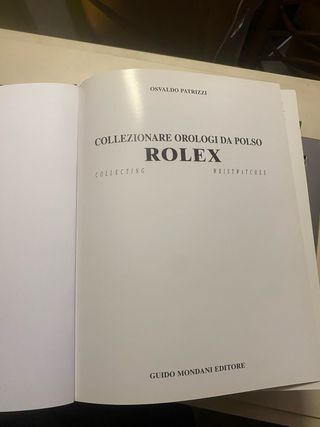Libro Collezionare Orologi da Polso Rolex