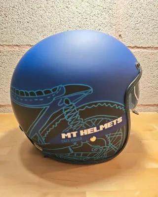 Casco MT Le Mans 2 SV Café Racer - Talla M Nuevo