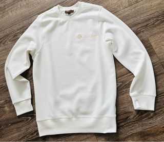 Sudadera Loro Piana Hombre Talla S Blanca