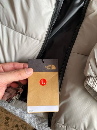 Chaqueta The North Face Beige y Negra