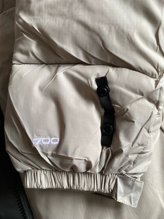 Chaqueta The North Face Beige y Negra
