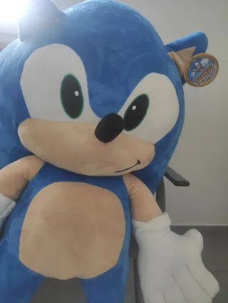 Peluche Sonic Originale 1 Metro con Cartellino