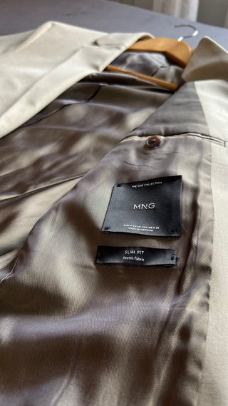 Americana Mango Beige Slim Fit
