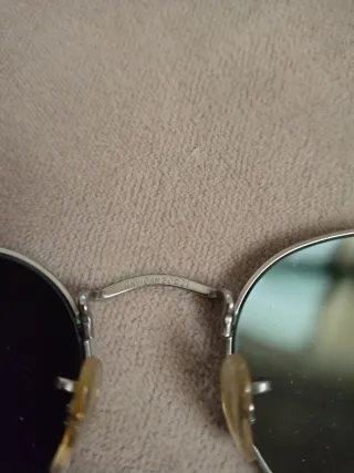 Ray-Ban Occhiali da Sole Rotondi Argento