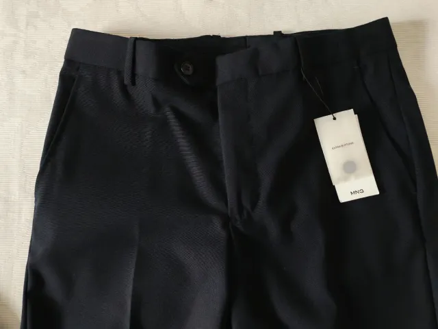 Pantalón de traje negro Mango hombre