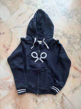 Sudadera Silbón niño azul marino cremallera XXS 
