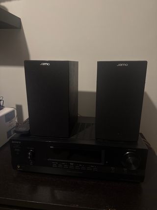 Equipo de cd LG, sonido Sony Negro y jamo