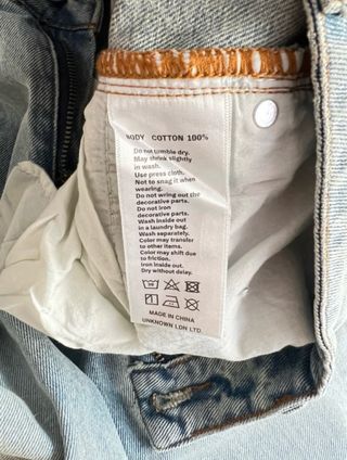 Unknown London Washed Blue Jeans