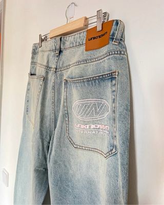 Unknown London Washed Blue Jeans