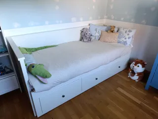 Letto per bambini bianco Ikea
80×200, aperto 160×200