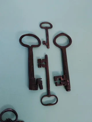 Chiavi Antiche in Ferro,cm 15/12/7