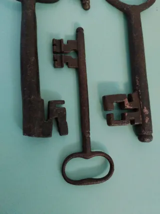 Chiavi Antiche in Ferro,cm 15/12/7