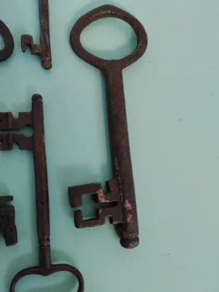 Chiavi Antiche in Ferro,cm 15/12/7